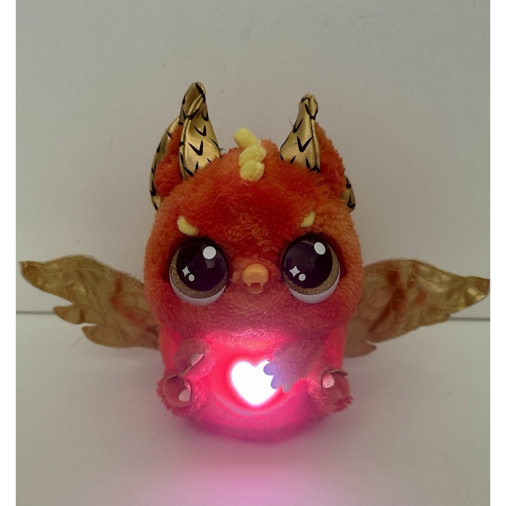 Hatchimals Alive Flame The Fire Draggle Interactive Works Great